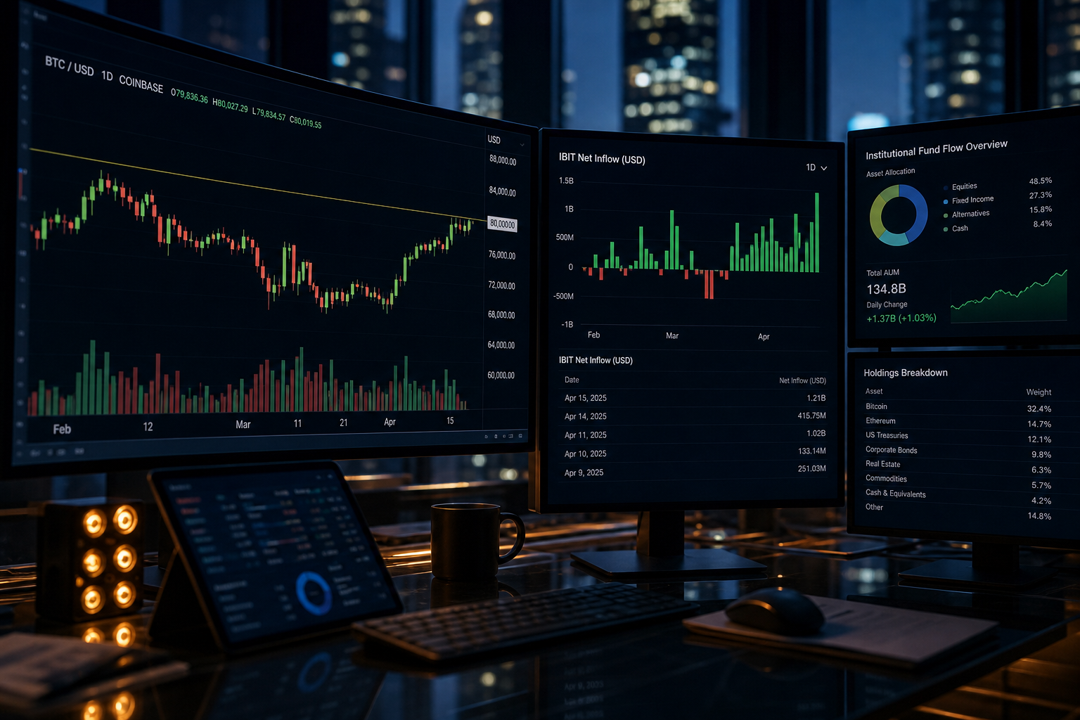 Bitcoin tests $80,000 BlackRock IBIT ETF rebound September 2026