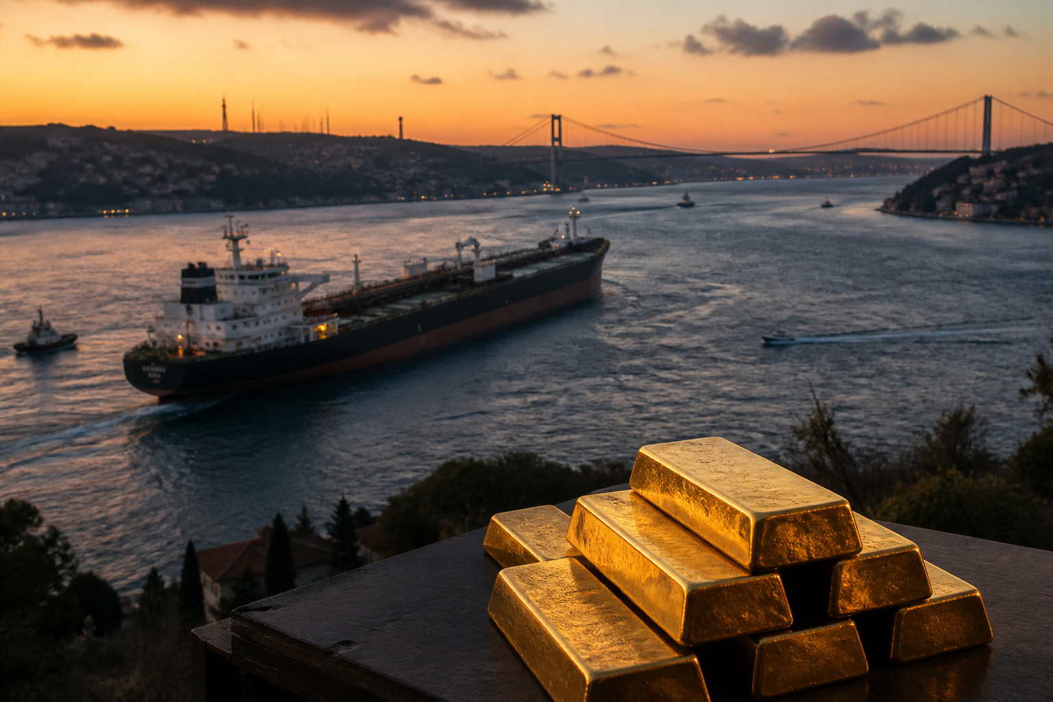 Brent $91 gold $4440 Hormuz September 2026
