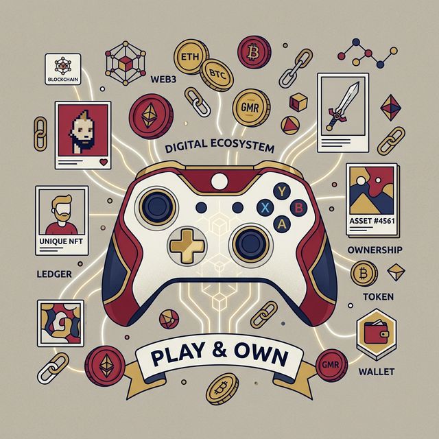 Web3 gaming concept